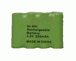 4.8V 300MAH NiMh Battery/Batteria NiMh/ batterie NiMh/ NiMh Akku/ bater&iacute;a NiMh/ NiMH akkumul&aacute;tor/ NiMH-akku/ Acumulator NiMh/ NiMH аккумуляторов rechargeable NI-MH battery pack made in China